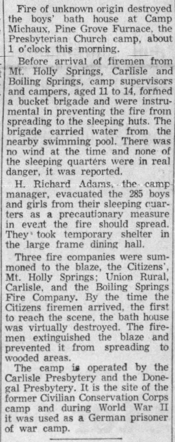 Clipping from The Sentinel